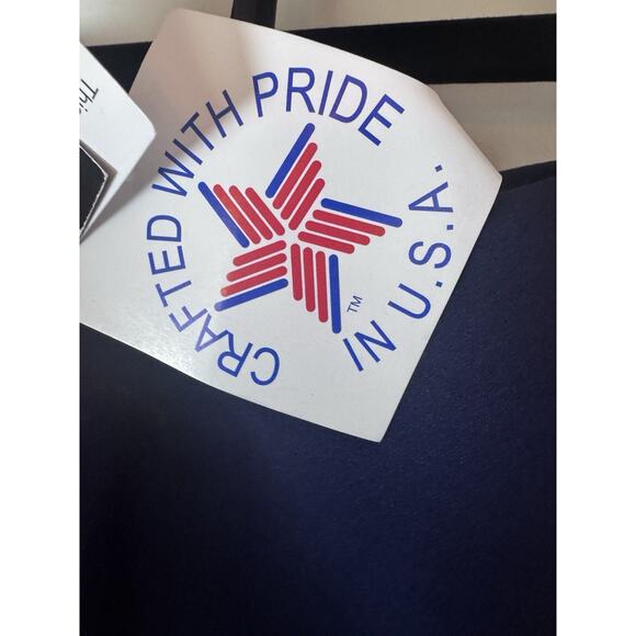 Betsy & Adam Side Pleat Ruffle Sheath Dress Navy Blue Sz 4 Style A24748 NWT $239 - Picture 10 of 16